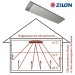 Zilon IR-1.0SN3 панельный инфракрасный обогреватель