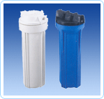 Корпус фильтра для воды 10", 1/2", синий Aquapro AQF-10-B
