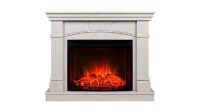 Камин электрический RealFlame History 25,5 WT с очагом Evrika 25,5