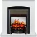 Каминокомплект Royal Flame Barcelona (разборный) - Белый с очагом Fobos FX M Black