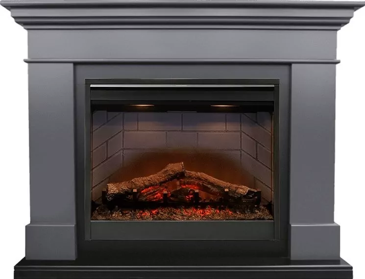 Каминокомплект Dimplex California Graphite Gray - Серый графит с очагом Symphony 26'' DF2608-INT