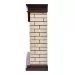Портал Electrolux Bricks 30 кирпич бежевый, шпон темный дуб