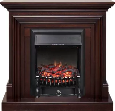 Каминокомплект Royal Flame Bradford - Темный дуб с очагом Fobos FX Black