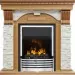 Каминокомплект Dimplex Dublin - Дуб / Сланец белый с очагом Flagstaff