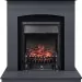 Каминокомплект Royal Flame Barcelona (разборный) - Серый графит с очагом Fobos FX Black