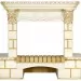 Портал электрокамина Royal Flame Pierre Luxe Dioramic 25 FX шампань/слоновая кость с патиной