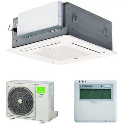 Lessar LS-HE12BCWA2/LU-HE12UWA2/LZ-B4COBA кассетная инверторная сплит-система