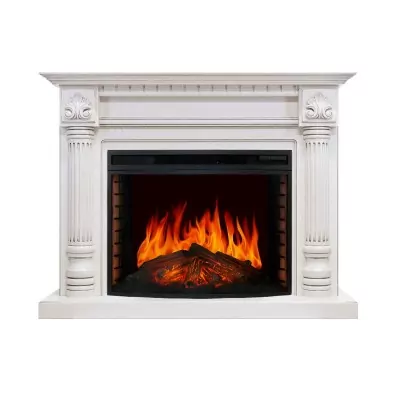 Каминокомплект Royal Flame Edinburg - Слоновая кость с патиной с очагом Dioramic 33 LED FX