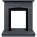 Каминокомплект Royal Flame Barcelona (разборный) - Серый графит с очагом Fobos FX M Black