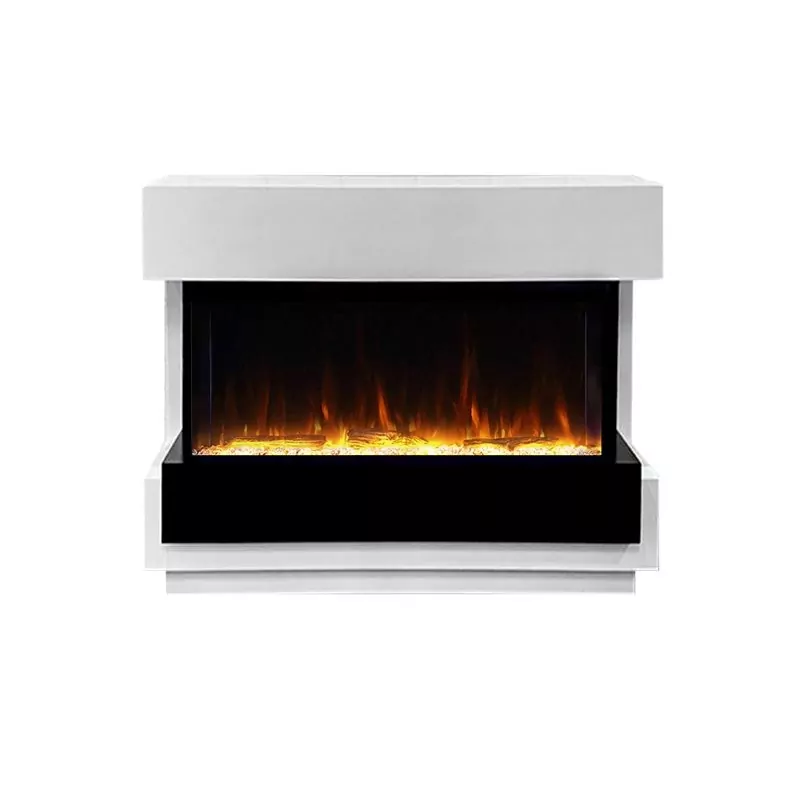 Каминокомплект Royal Flame Cube 36 - Белый с черным с очагом Astra 36 RF