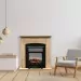 Каминокомплект Royal Flame Barcelona (разборный) - Серый графит с очагом Fobos FX M Brass