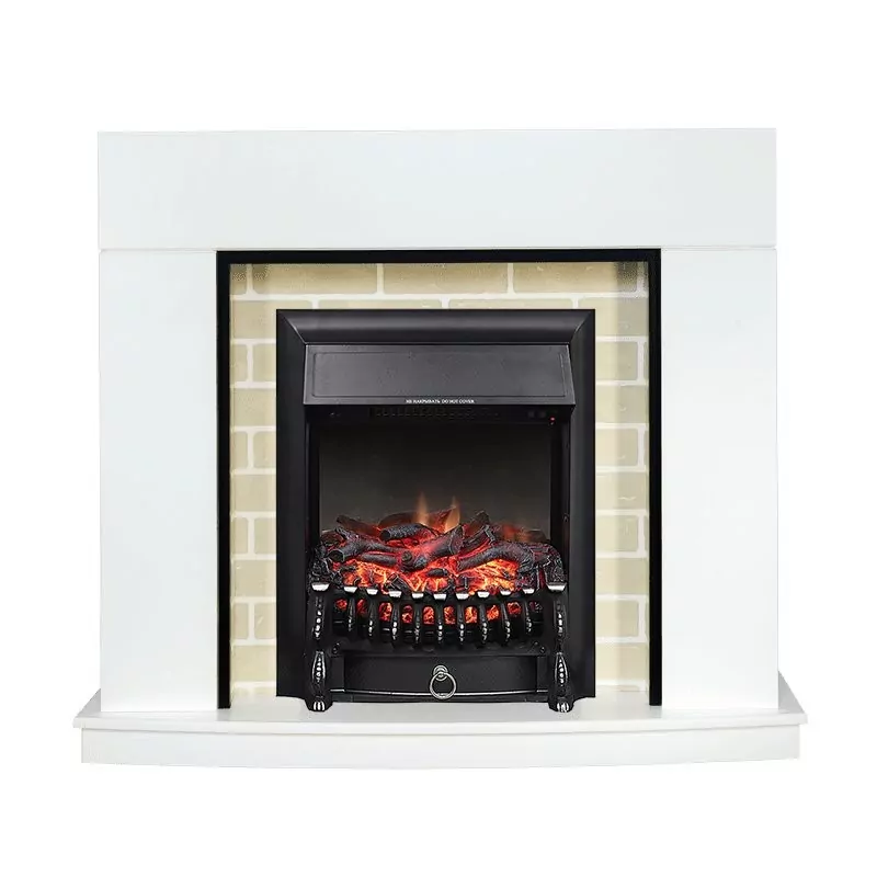Каминокомплект Royal Flame Montana - Белый с очагом Fobos FX Black