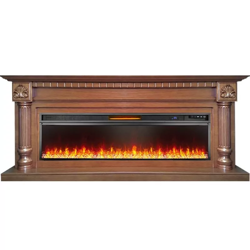 Каминокомплект Royal Flame Edinburg 60 - Орех с очагом Vision 60 LED