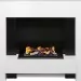 Каминокомплект Dimplex Tokyo - Белый с очагом Cassette 400 LNH-INT (с дровами)