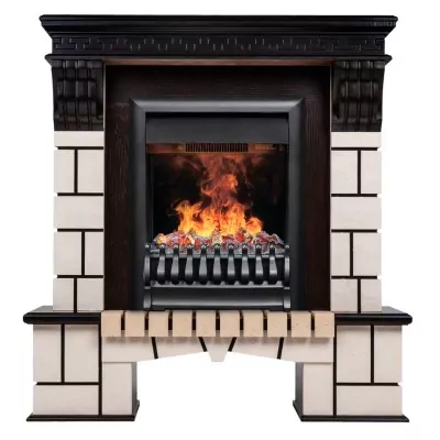 Камин электрический RealFlame Stone STD c очагом 3D Oregan