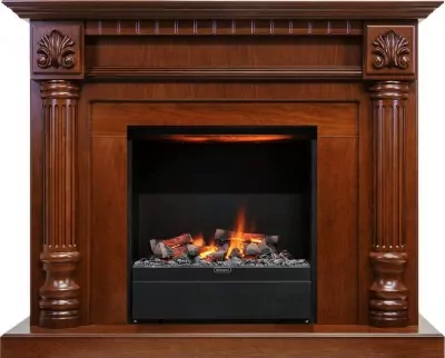 Каминокомплект Dimplex Edinburg - Орех с очагом Albany