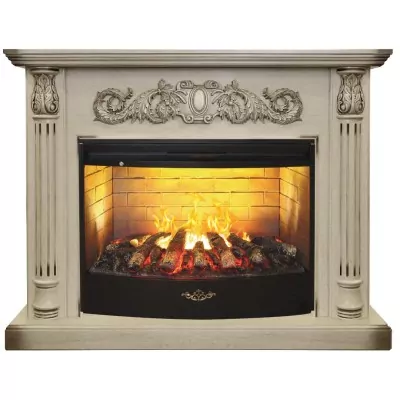 Камин электрический RealFlame Salford 33 WT с FireStar 33 3D