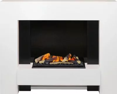 Каминокомплект Dimplex Tokyo - Белый с очагом Cassette 600 LNH-INT (с дровами)