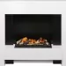 Каминокомплект Dimplex Tokyo - Белый с очагом Cassette 600 LNH-INT (с дровами)