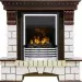 Каминокомплект Dimplex Pierre Luxe угловой - Темный дуб / Белый с очагом Flagstaff