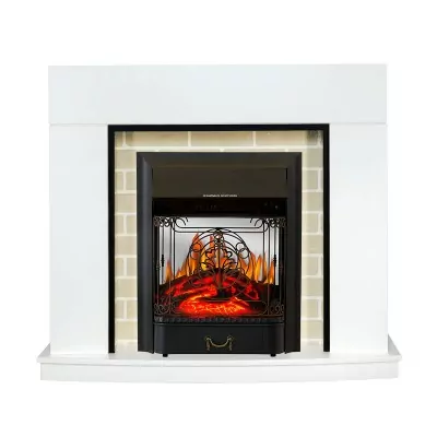 Каминокомплект Royal Flame Montana - Белый с очагом Majestic FX M Black