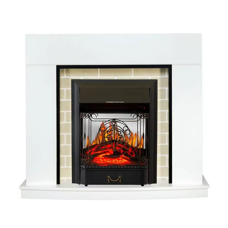 Каминокомплект Royal Flame Montana - Белый с очагом Majestic FX M Black