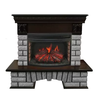 Камин электрический RealFlame Country Lux Rock 25 AO с FireField 25 SIR