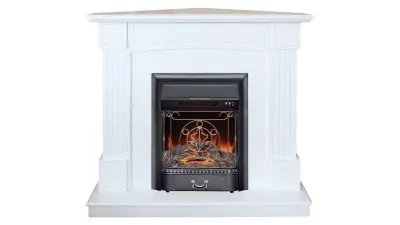 Камин электрический RealFlame ANDREA Corner WT с Majestic BL Lux S