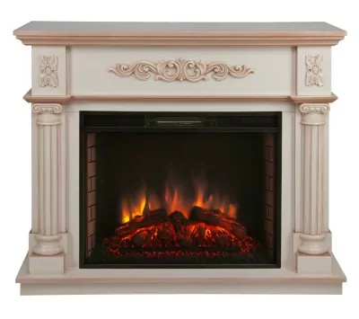 Камин электрический RealFlame Silvia 26 WT с очагом Epsilon 26 SIR
