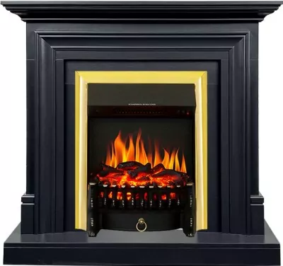Каминокомплект Royal Flame Bradford - Серый графит с очагом Fobos FX Brass