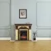Каминокомплект Royal Flame Dublin -  Дуб / Сланец с очагом Aspen Black