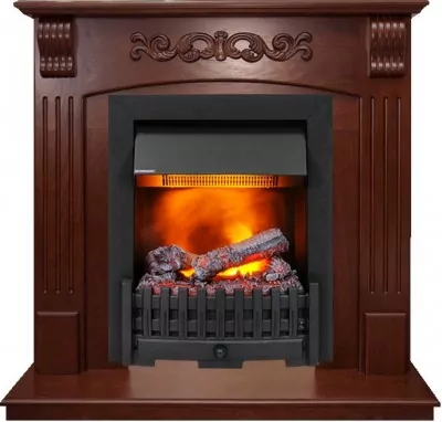 Каминокомплект Dimplex Sorrento угловой - Орех с очагом Danville Black FB2