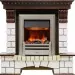 Каминокомплект Dimplex Pierre Luxe - Темный дуб / Белый с очагом Chesford