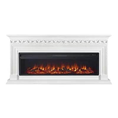 Каминокомплект Royal Flame Valletta 60 - Белый с очагом Vision 60 LOG LED