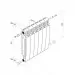 Royal Thermo BiLiner 500 V 6 секций Silver Satin радиатор