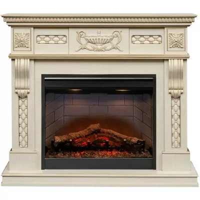 Портал Dimplex Corsica Symphony 2608/Symphony 2624L слоновая кость с патиной