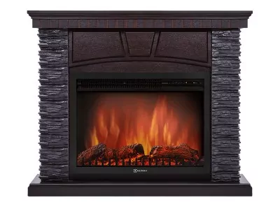 Electrolux Porto 25 сланец черный, шпон венге с очагом EFP/P-2520LS