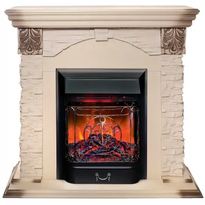 Камин электрический RealFlame Dublin Lux WT с Majestic Lux BL