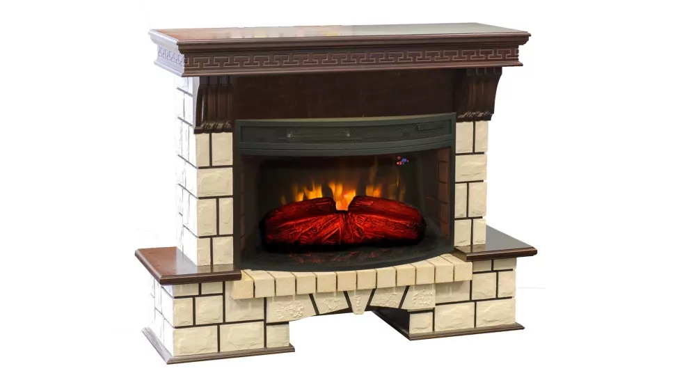 Камин Stone New 33 AO с FireSpace 33W S IR 2