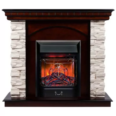 Камин электрический RealFlame Elford AO с Majestic Lux BL S