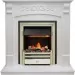 Каминокомплект Dimplex Sorrento угловой - Белый дуб с очагом Cavendish