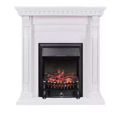 Каминокомплект Royal Flame Orlean - Белый с очагом Fobos FX Black