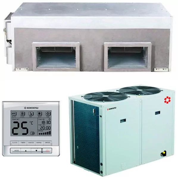Высоконапорный канальный кондиционер Kentatsu KSTT240HFAN1/KSUN240HFAN1