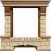 Портал Dimplex Pierre Luxe - Дуб / Шампань (Высота 1050мм)