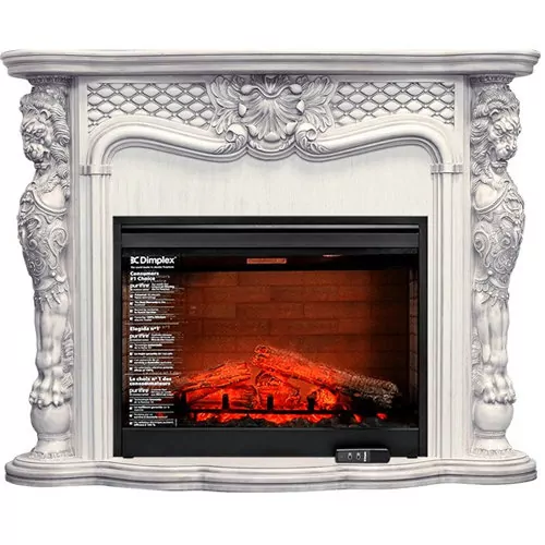 Портал Dimplex Castle Symphony DF3020/ Revillusion RBF 30 слоновая кость с темной патиной