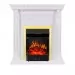 Каминокомплект Royal Flame Orlean - Белый с очагом Majestic FX Brass