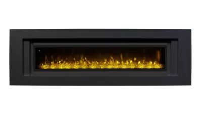 Камин электрический RealFlame Stockholm 60 BL с очагом Manhattan 1560