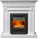 Каминокомплект Dimplex Valletta - Белый (Ширина 1040 мм) с очагом Brookline Black