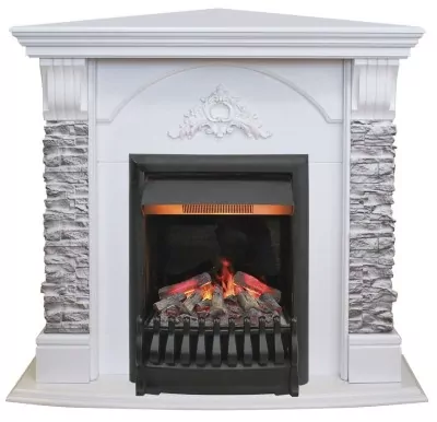 Камин электрический RealFlame Athena Corner GR с Oregan 3D
