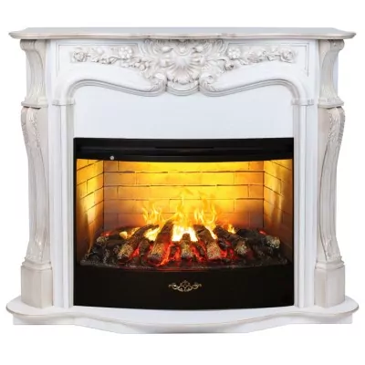 Камин электрический RealFlame Ellada 33 WT с FireStar 33 3D 1